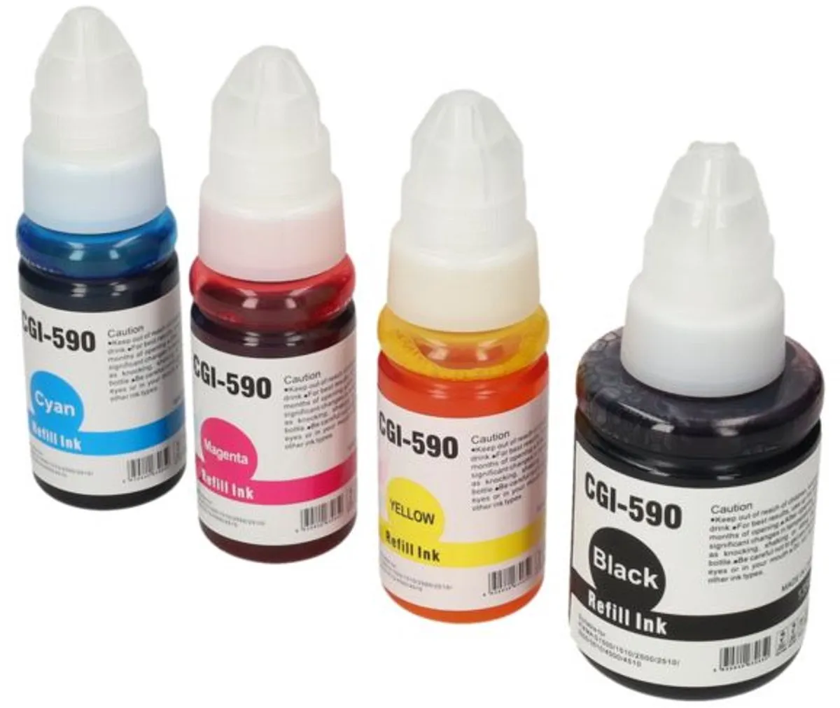 PrintAbout GI-590BK/C/M/Y Inktcartridge 4-kleuren - 27.500 pagina's - Canon
