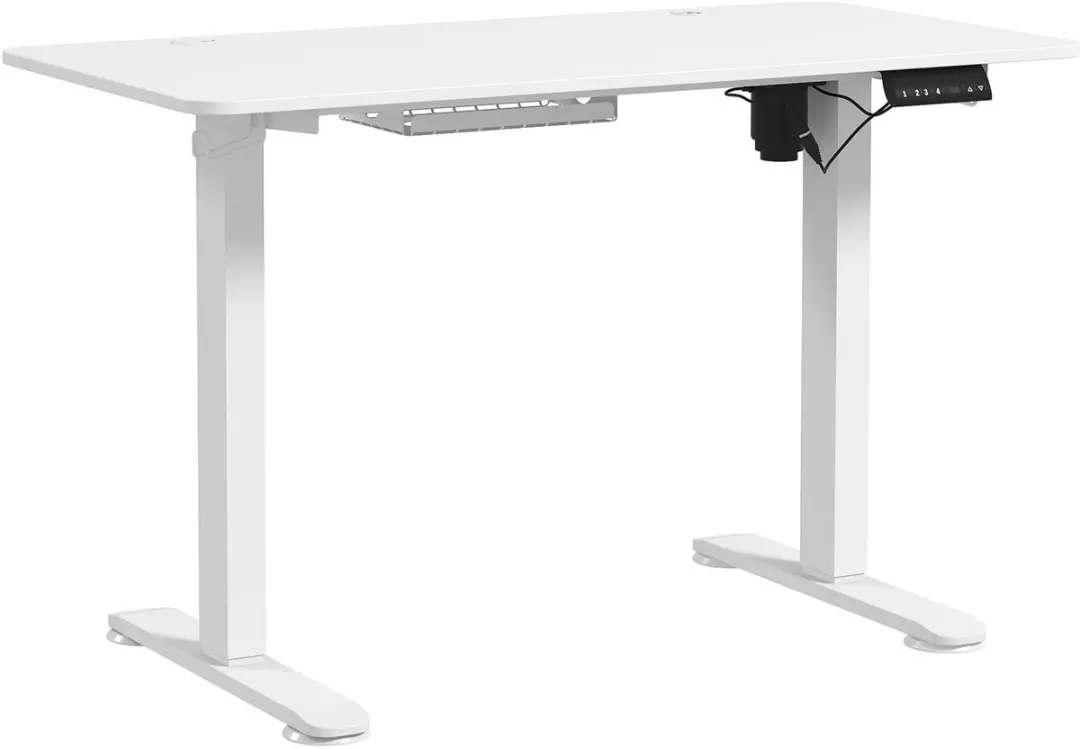 Vinsetto Elektrisch Hoogteverstelbaar Bureau 120x60cm Wit