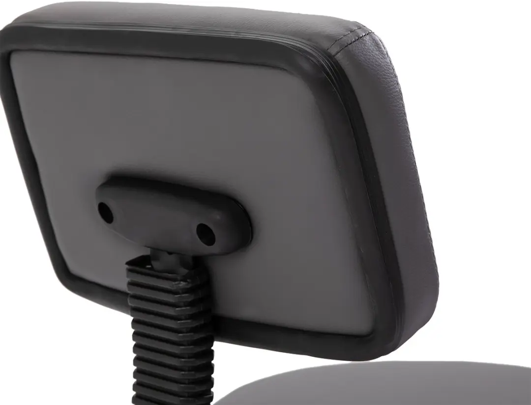 Homcom Kunstleder Salonhocker 35cm - Grijs - afbeelding 2 van 6