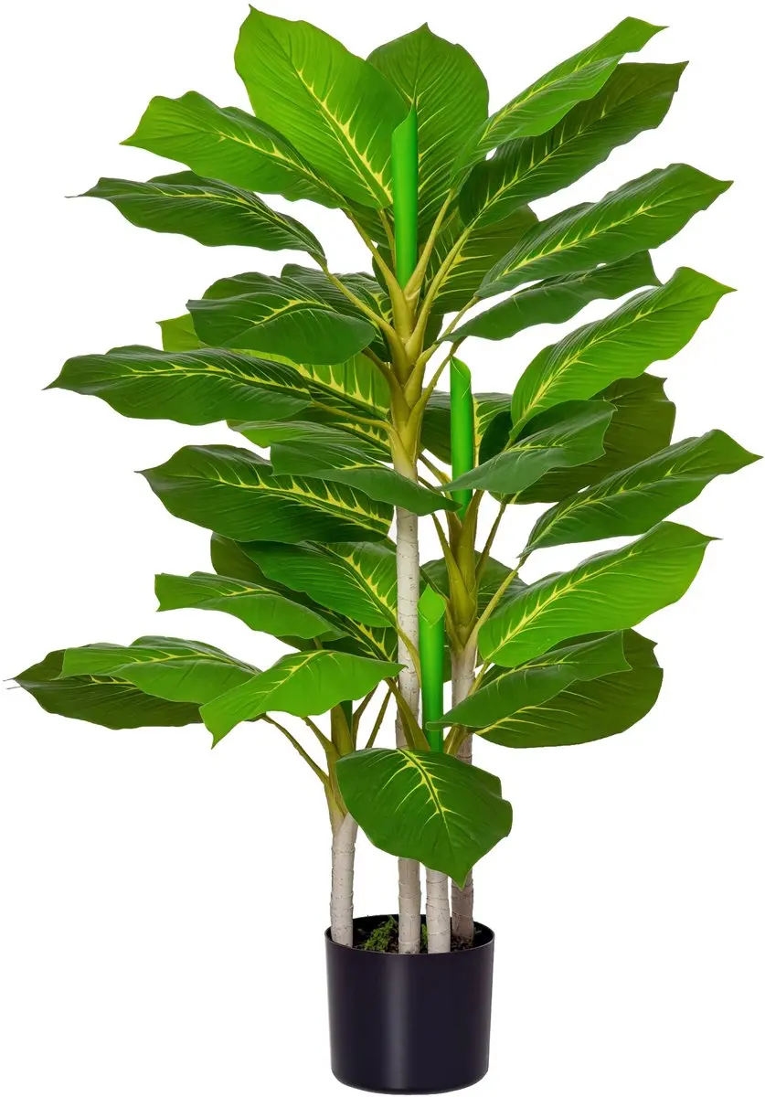 Homcom Kunstplanten-PEVA, PE-15L x 15B x 95H cm-Groen