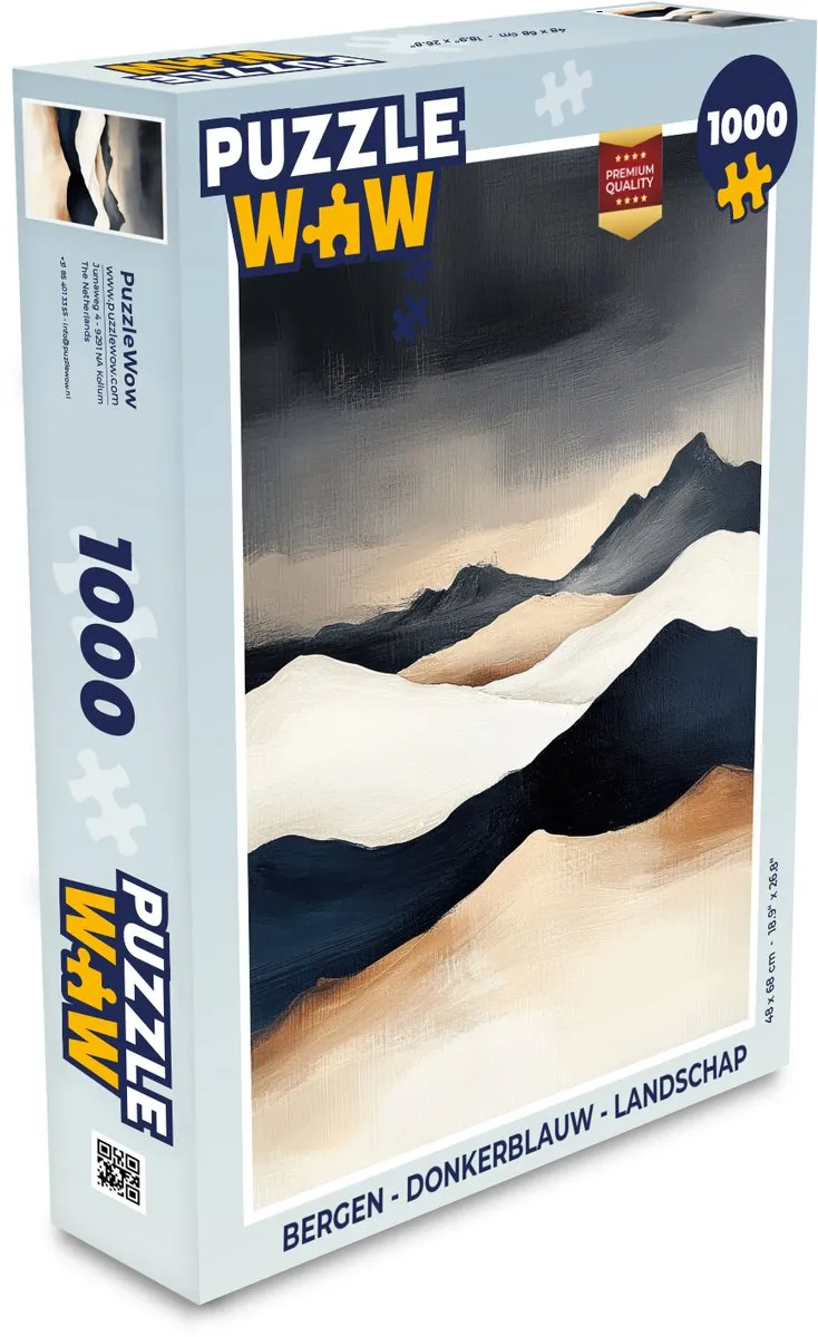 PuzzleWow Bergen Puzzel 1000 Stuks
