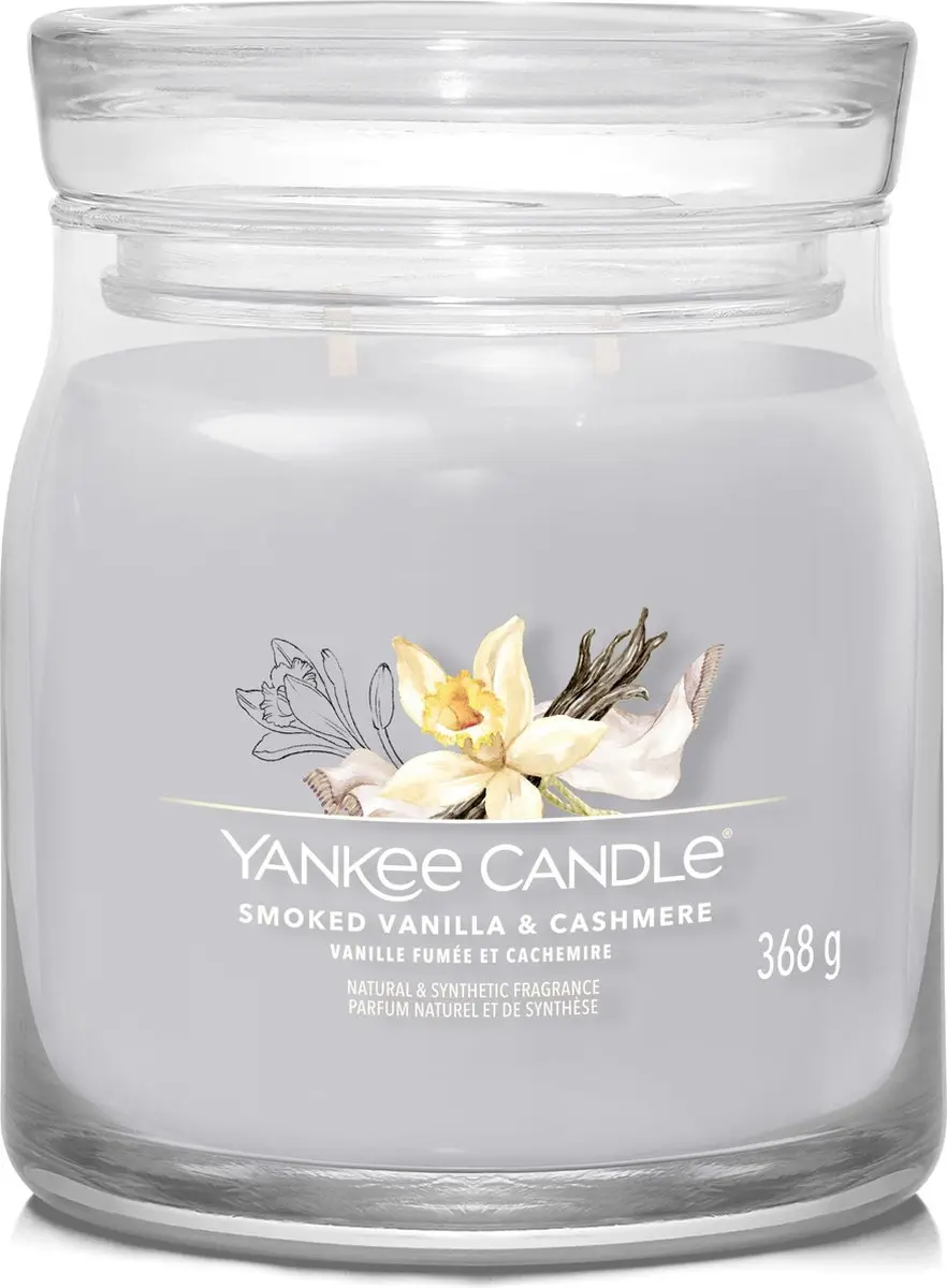 Yankee Candle Smoked Vanilla & Cashmere Geurkaars