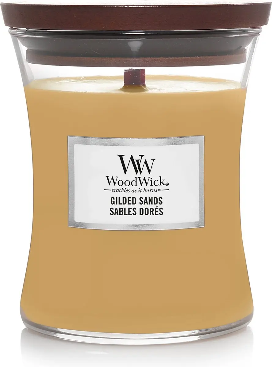 WoodWick Gilded Sands Medium Geurkaars 60 uur