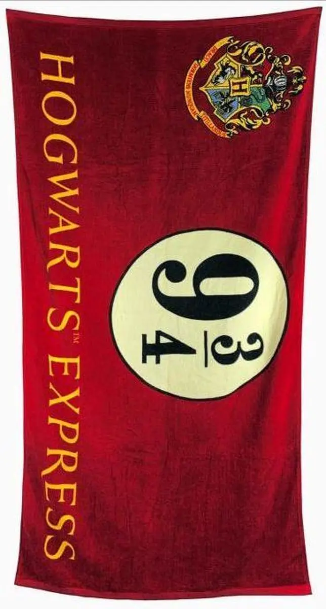Harry Potter Hogwarts 9 3/4 Express Handdoek - 150x75cm - afbeelding 2 van 2