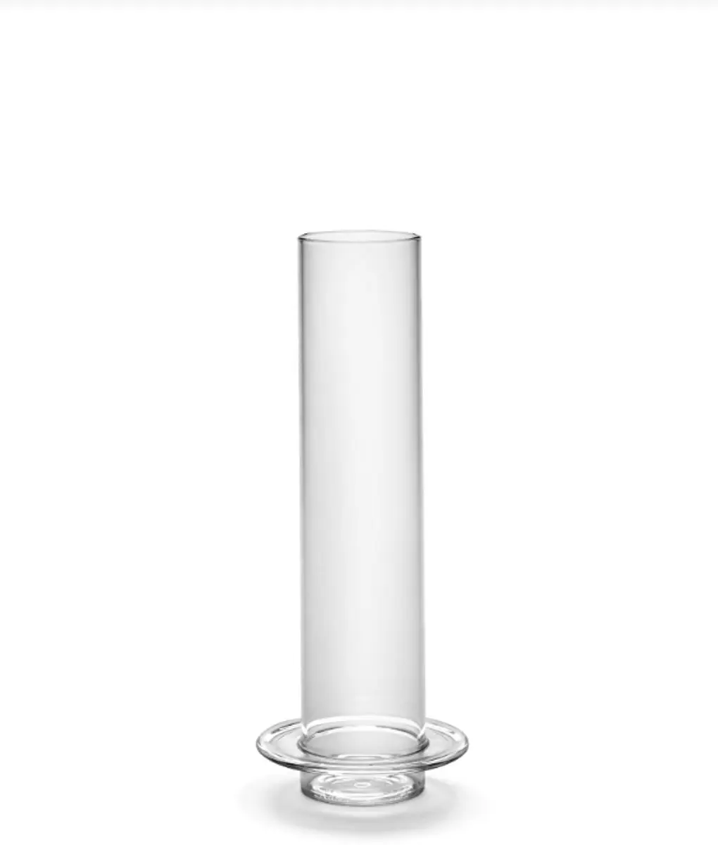 Serax Vaas-Vaas voor Bloemen José Lévy-Towers Glas L 12,5 cm B 7 cm H 32,5 cm