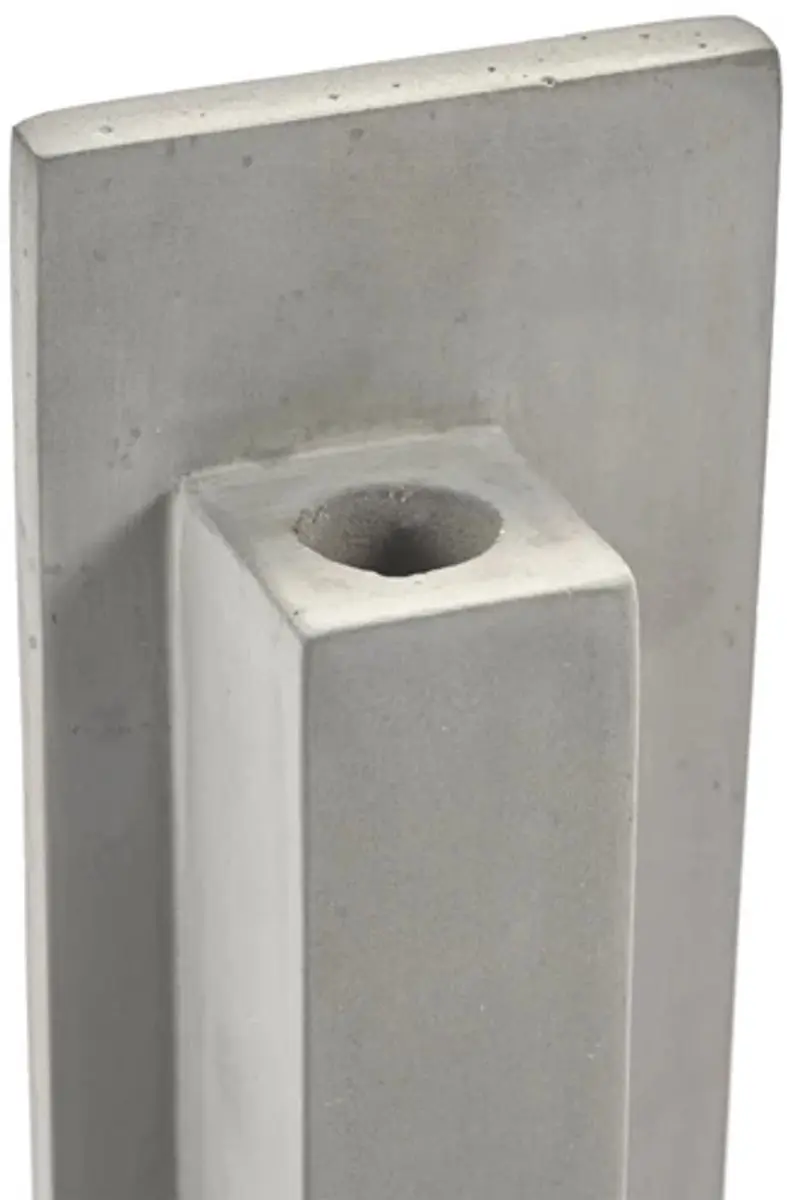 Serax Patrick Paris Werk kandelaar 9x5.5cm H24cm grijs