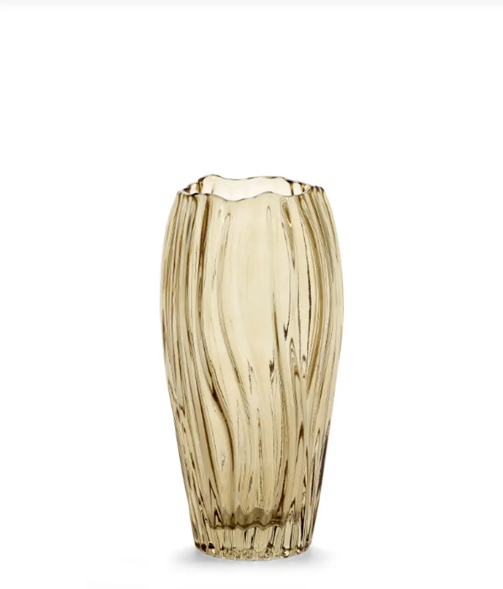 Serax Vaas-Vaas voor Bloemen Glas Geel D 12.2 cm H 25 cm