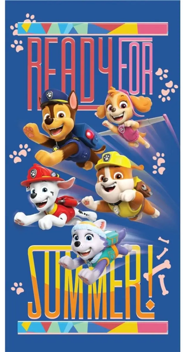 Paw Patrol handdoek Summer ready 70 x 140 cm
