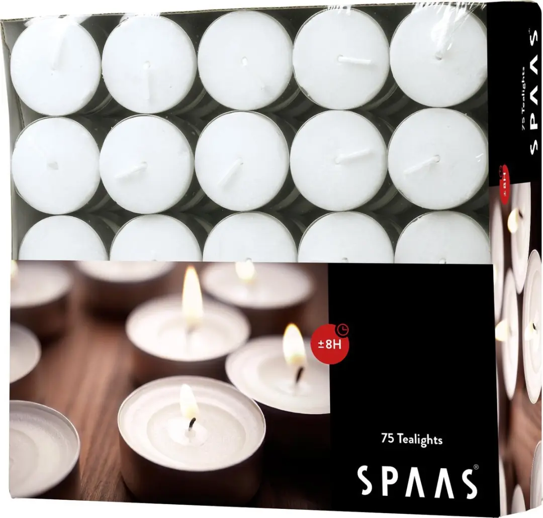 Spaas Theelichtjes 8 uur