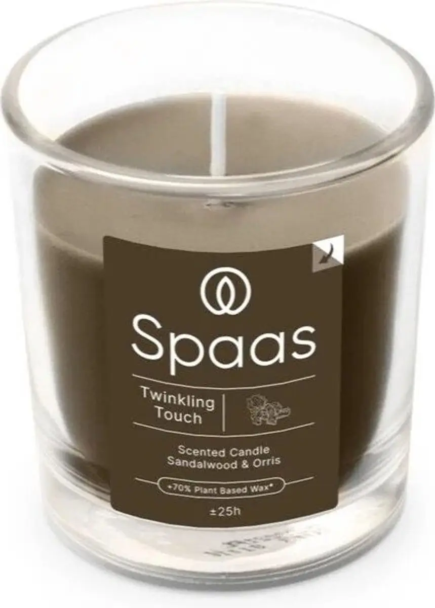 Spaas Geurglas 25u Ø7cm Twinkling Touch
