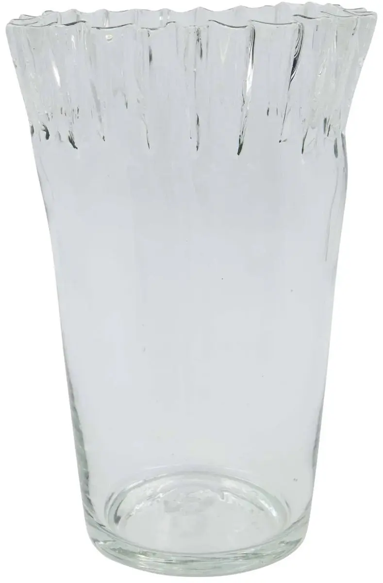 House Doctor Vaas Fold helder glas 28cm