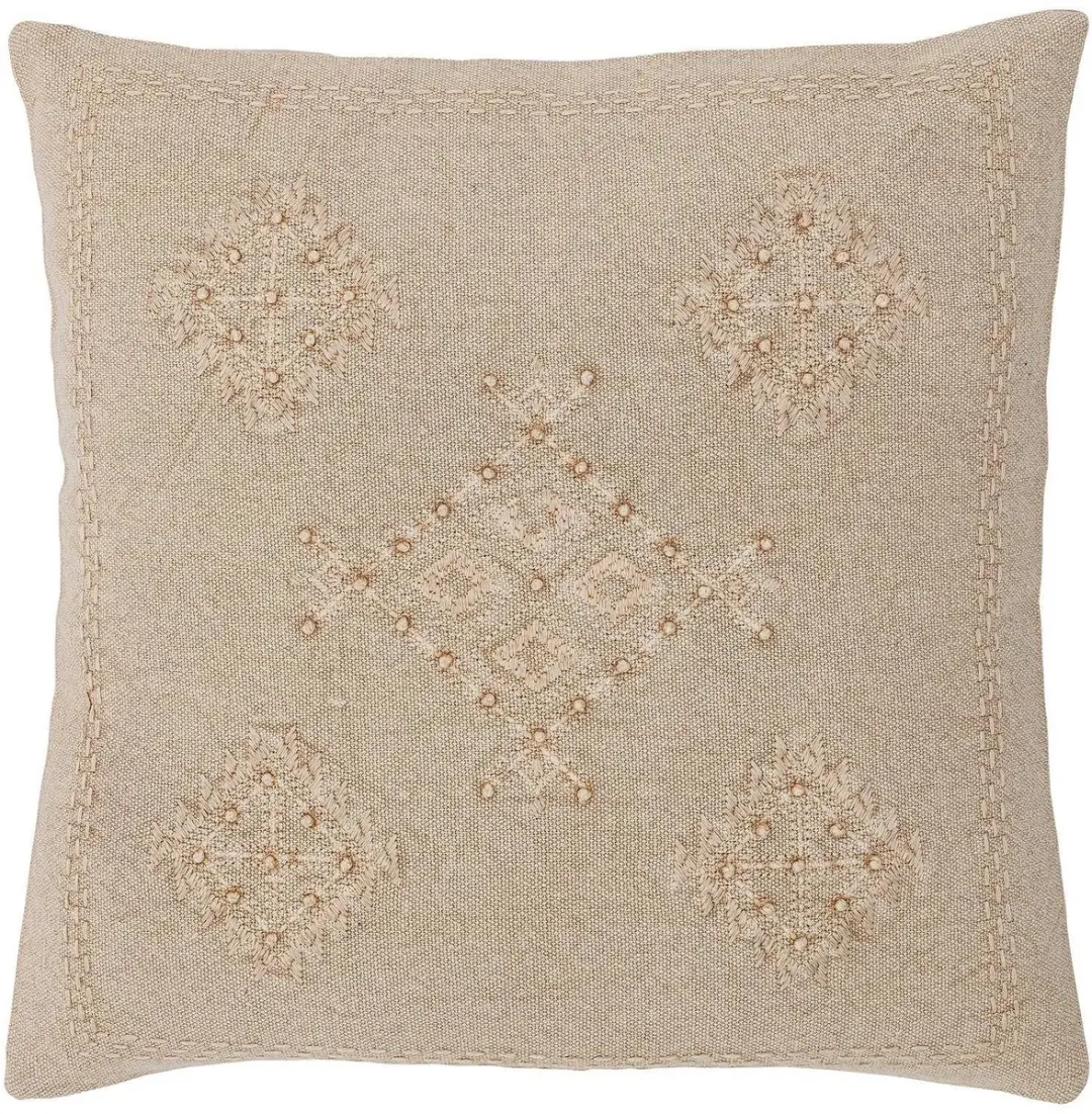 Bloomingville Kussen katoen nature Leva 45x45cm