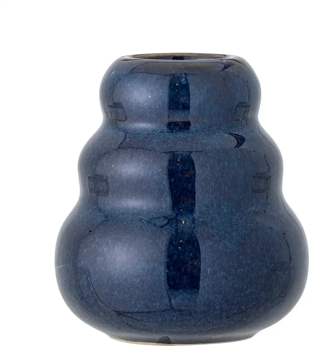 Bloomingville Vaas aardewerk blauw Faramir 9cm