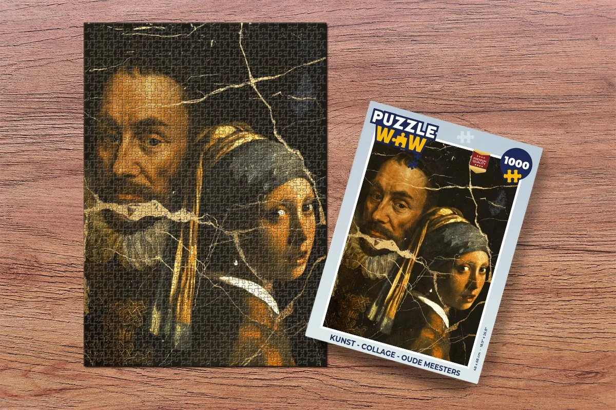 PuzzleWow Oude Meesters Legpuzzel 1000 Stuks - Multicolor