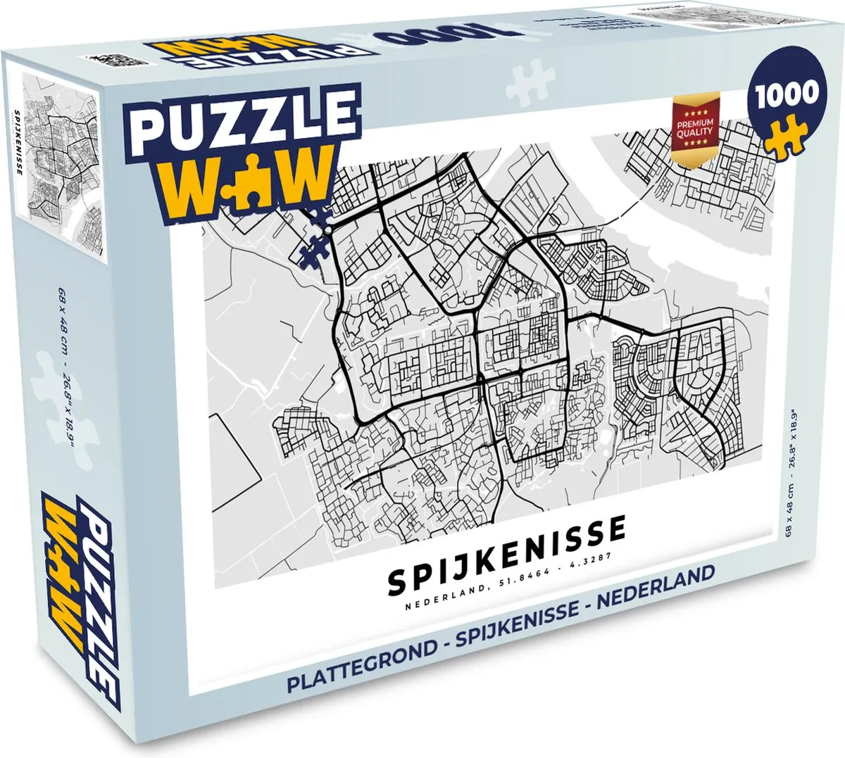 PuzzleWow Spijkenisse Legpuzzel 1000 Stuks