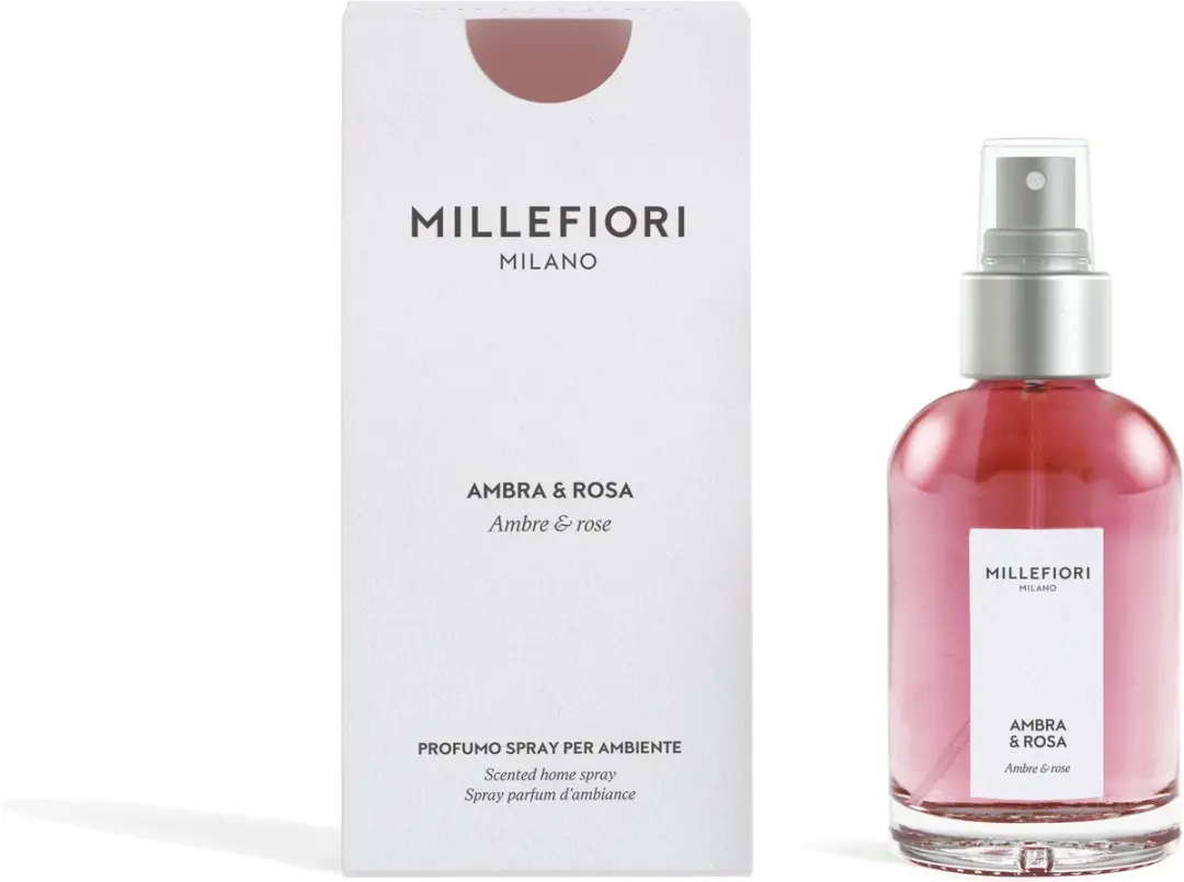 Millefiori Milano Home Spray 100ml - Ambra & Rosa - afbeelding 2 van 5