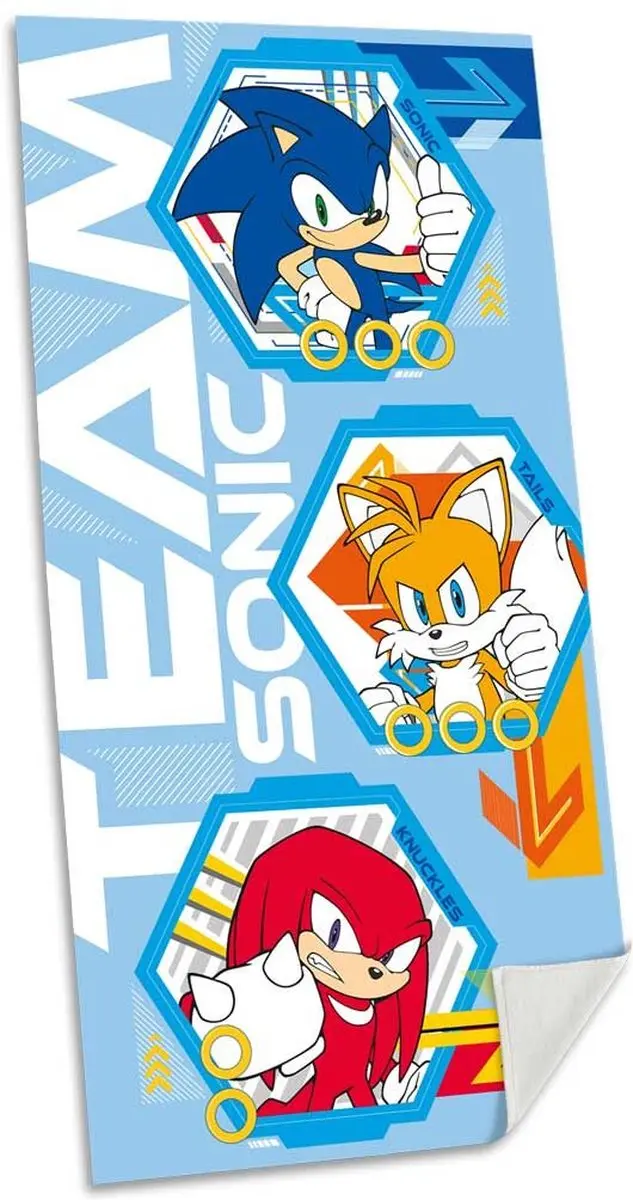 Sonic The Hedgehog Strandlaken 70x140cm Multicolor