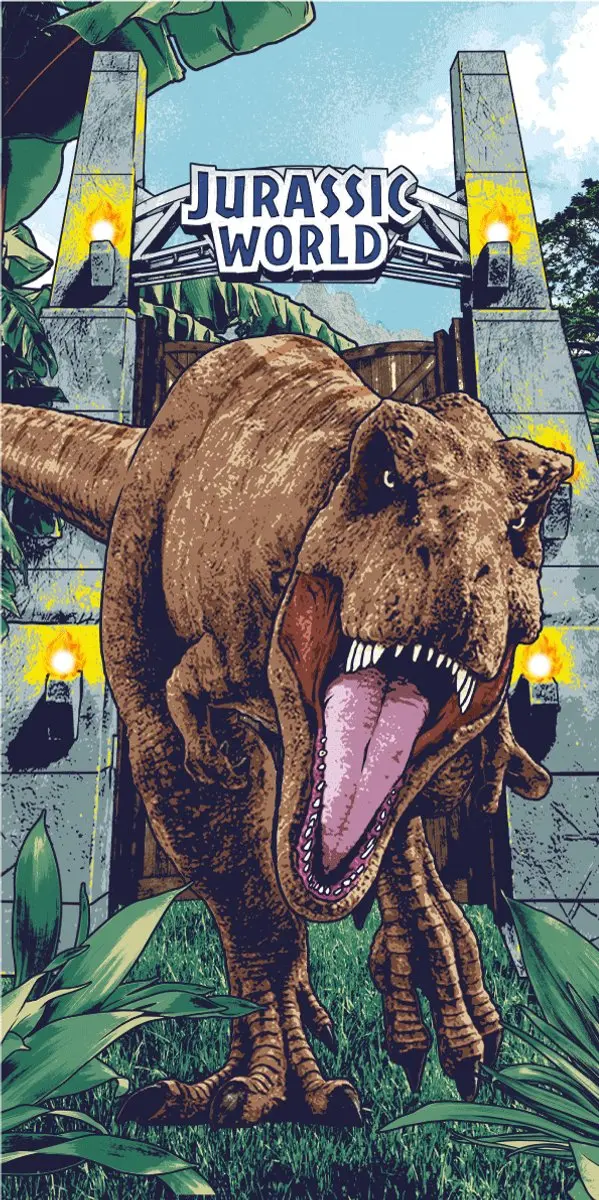 Jurassic World Strandlaken Roar