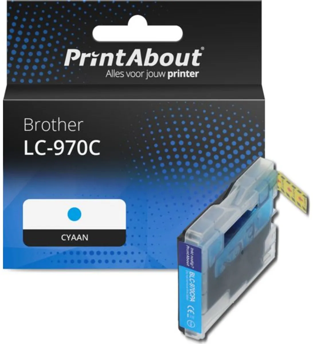 PrintAbout LC-970C Inktcartridge Cyaan
