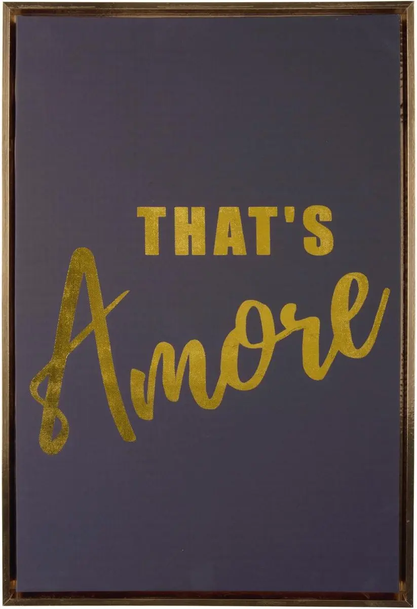 Present Time That's Amore Medium Wanddecoratie 60x40cm