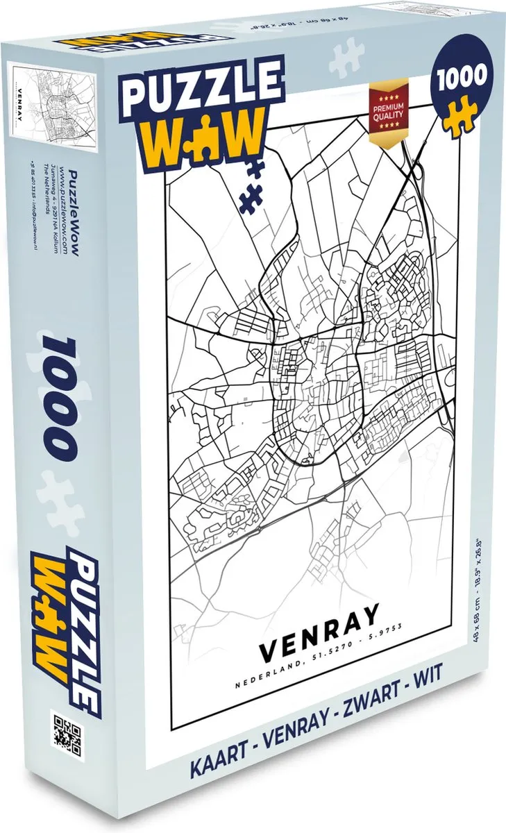 PuzzleWow Venray Legpuzzel 1000 Stuks