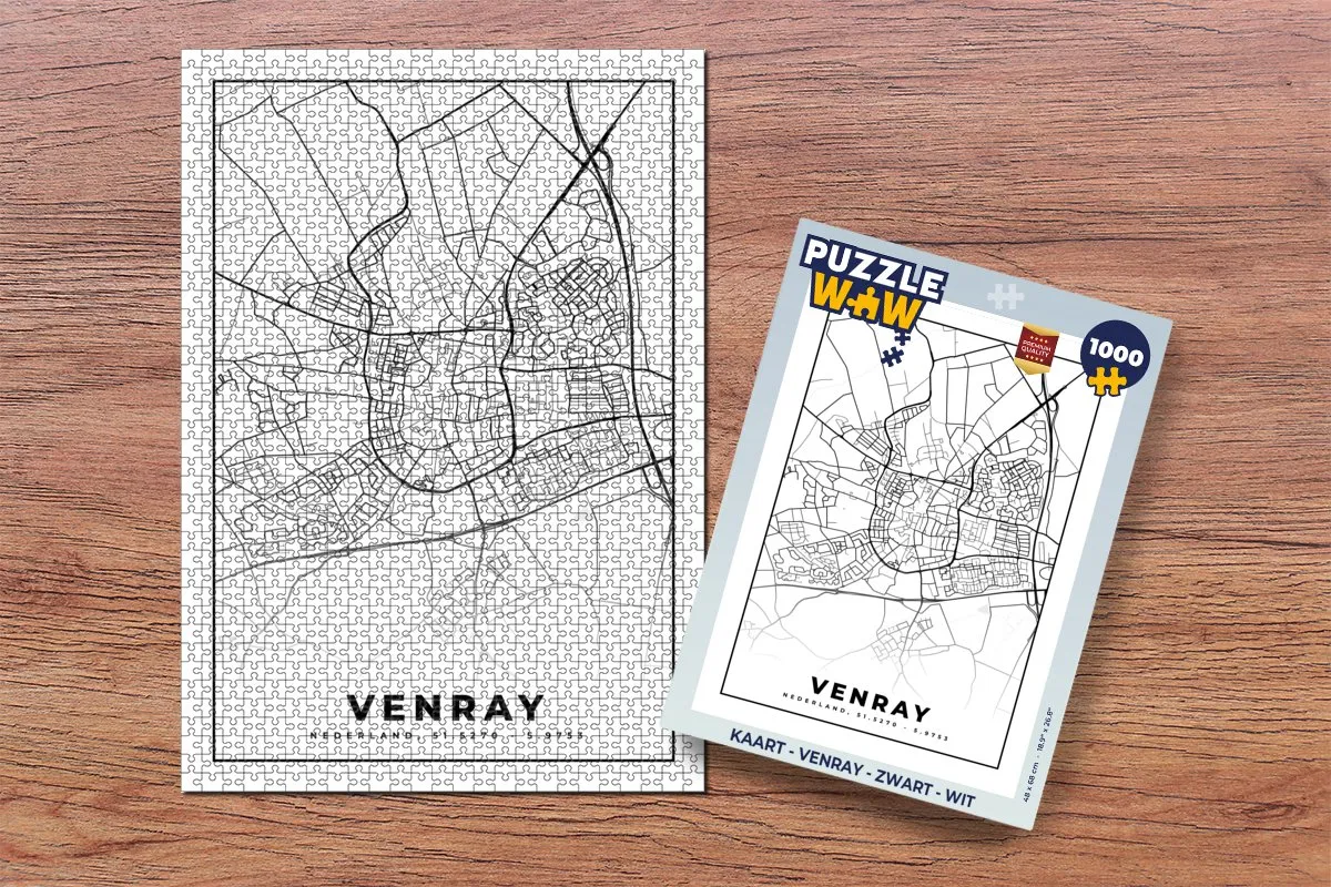 PuzzleWow Venray Legpuzzel 1000 Stuks - Multicolor