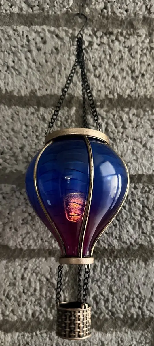 Decoratieve solarlamp luchtballon " met flame LED "