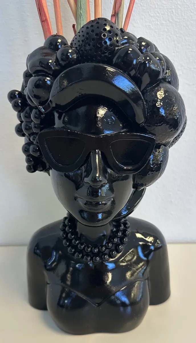 Decoratieve Vaas " Vrouw + Fruit "