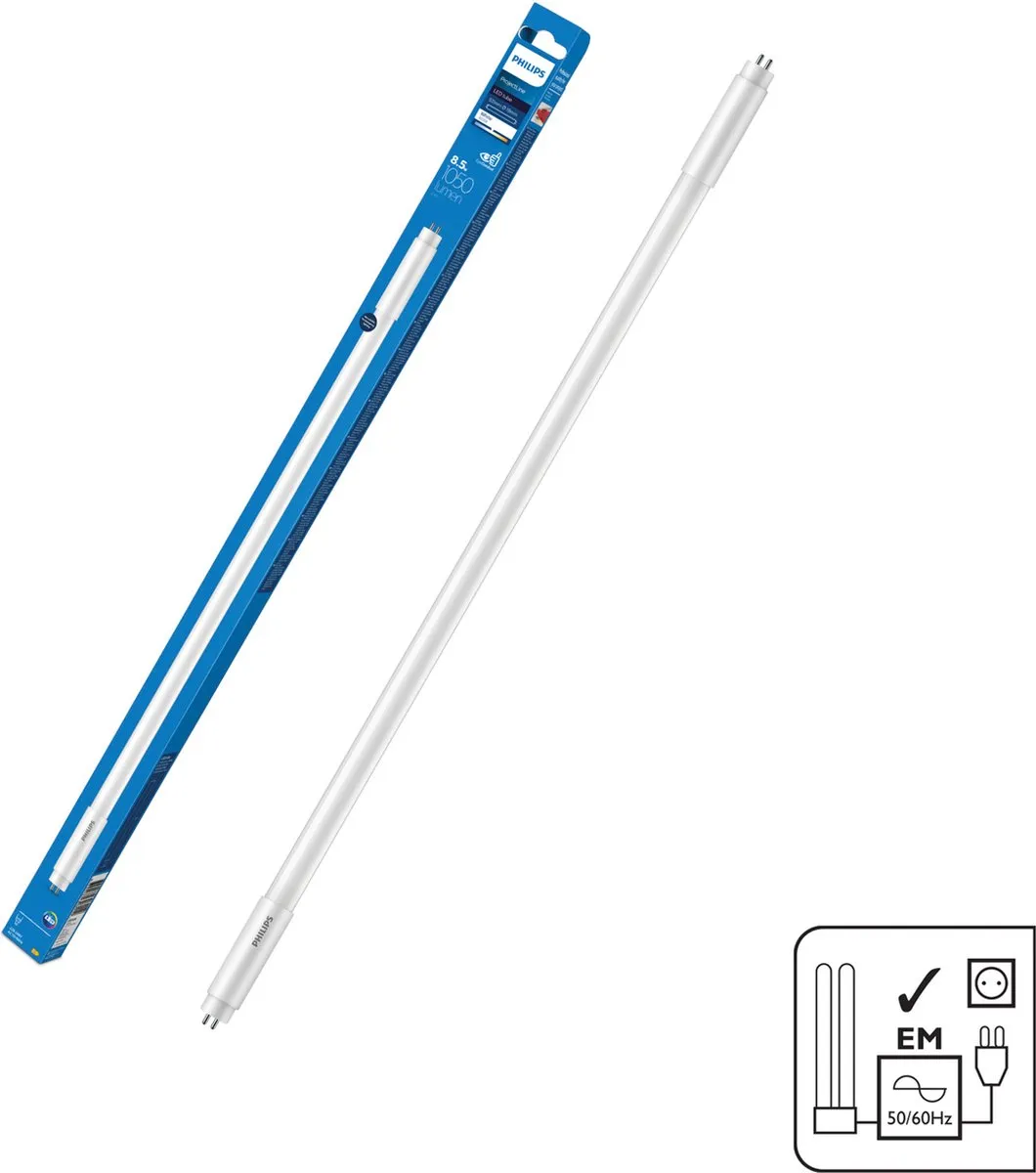 Philips Projectline LED TL Buis T5 Mini 8.5W - 500mm - Mat - 3000K