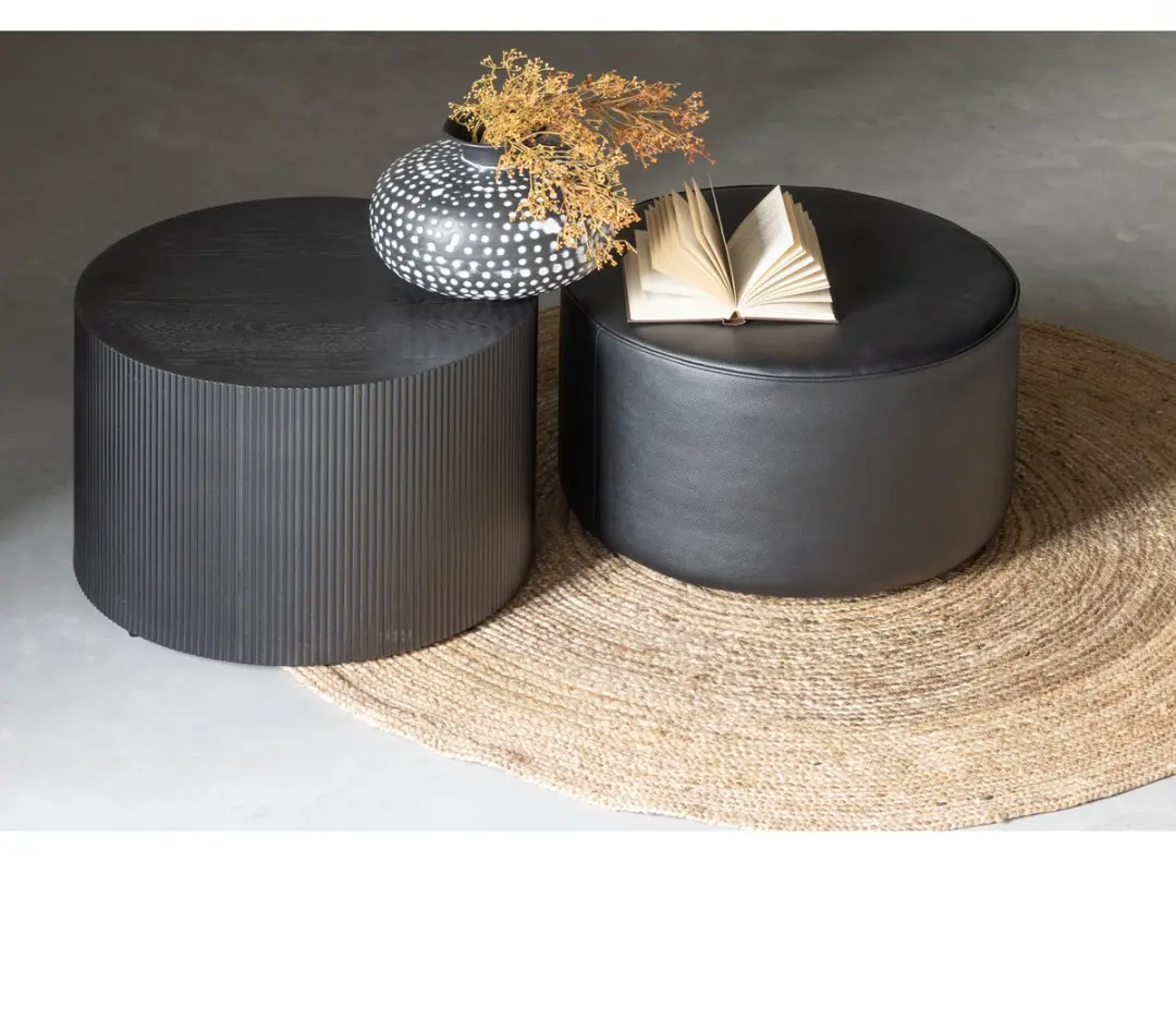 WOOOD Sanne Bijzettafel - Zwart - 40x60x60 - afbeelding 3 van 6