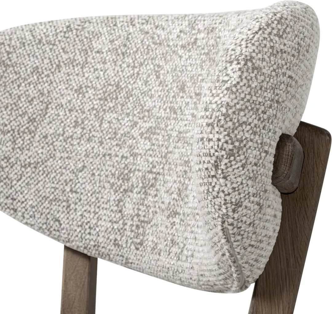 WOOOD Udar Barstoel Houten Frame - Bruin - afbeelding 4 van 6