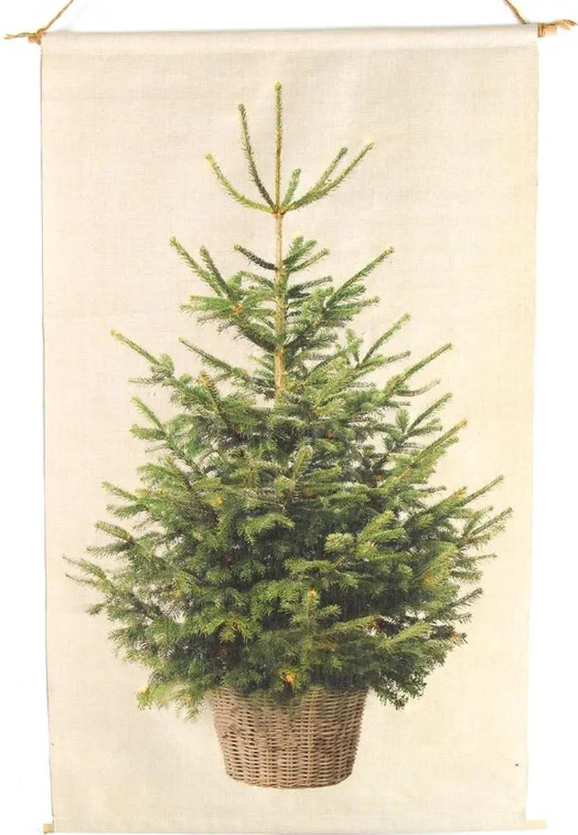 Countryfield Wanddoek Kerstboom met LED