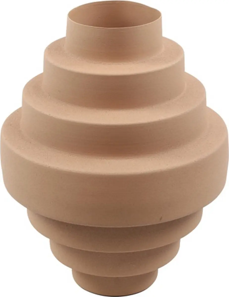 Countryfield Vaas Rana metaal L25B25H32,5CM roze