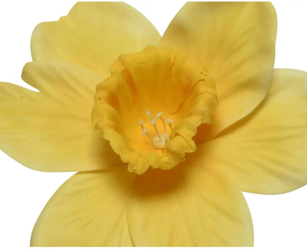 Kunstbloem Narcis h39cm geel/wit 2 ass