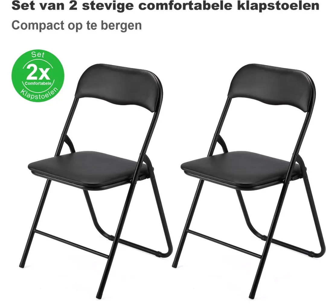 Bardi Set van 2 Klapstoelen