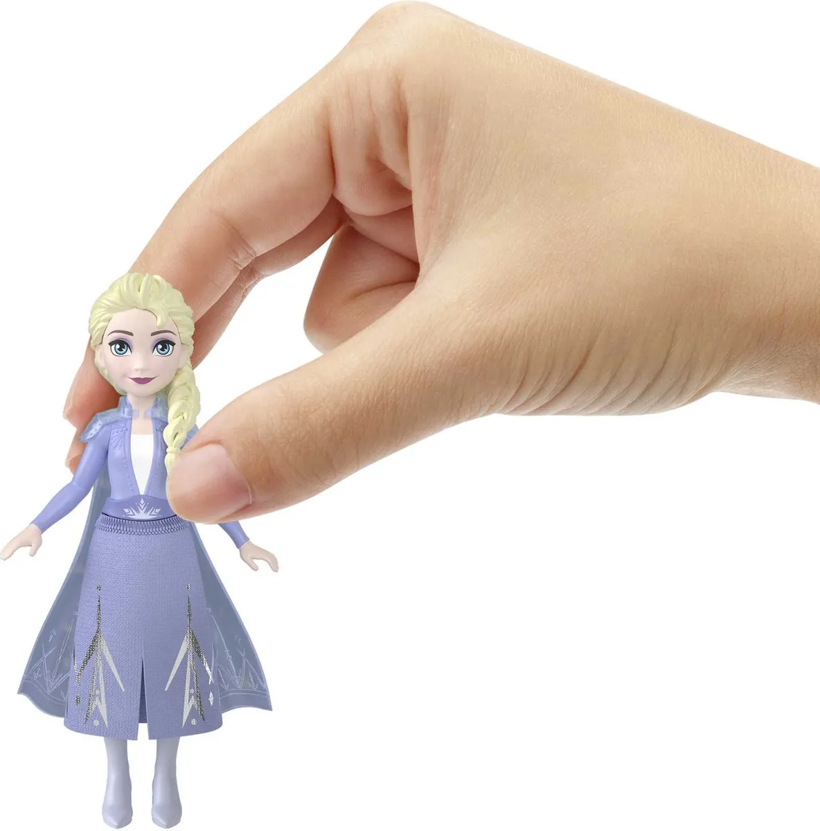 Disney Frozen Elsa Modepop HLW98 - 9cm - Geel/Blauw