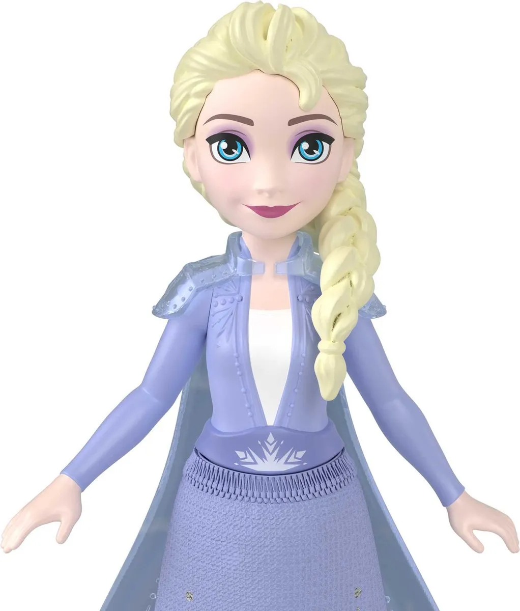Disney Frozen Elsa Modepop HLW98 - 9cm - Geel/Blauw - afbeelding 6 van 6