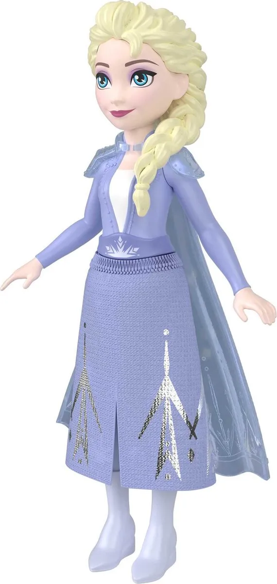 Disney Frozen Elsa Modepop HLW98 - 9cm - Geel/Blauw