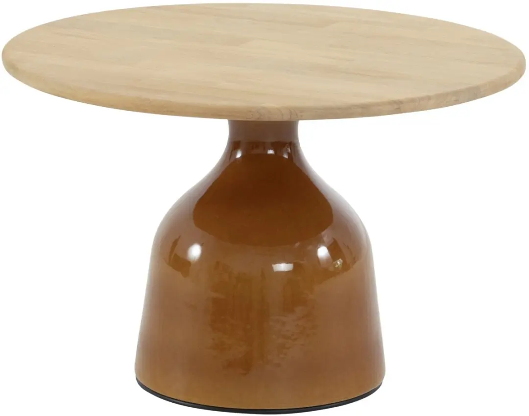 June lounge tuintafel hoogglans keramiek caramel 60xH40 cm 4 Seasons Outdoor