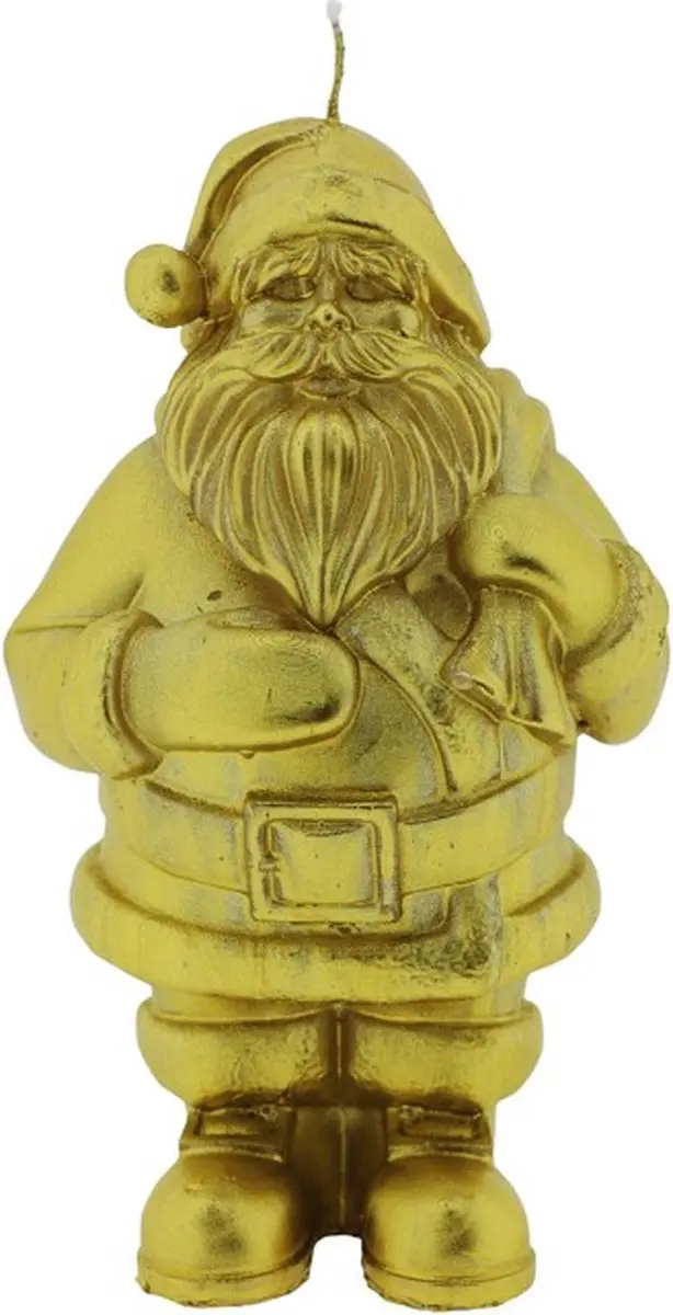 Home Society Kerstkaars Kerstman Goud