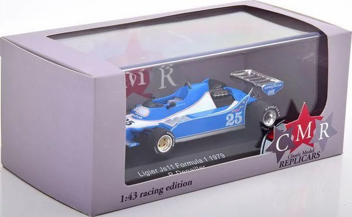 Formule 1 Ligier JS11 P. Depailler 1979 - CMR43F1008 - 1:43 Multicolor