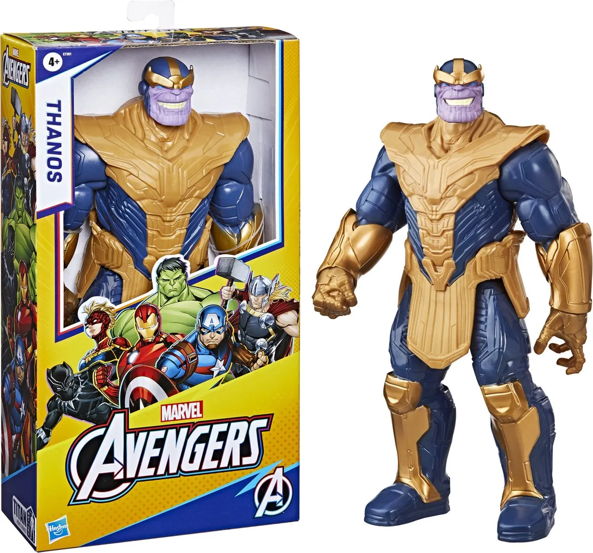 Marvel Avengers Titan Hero Thanos Speelfiguur 30cm - E73815L0