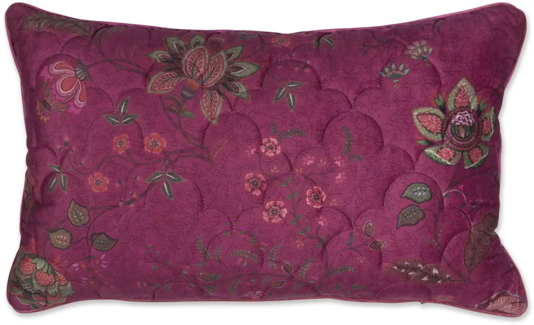 Pip Studio Mumbai Morning Velvet Quilted Cushion Sierkussen