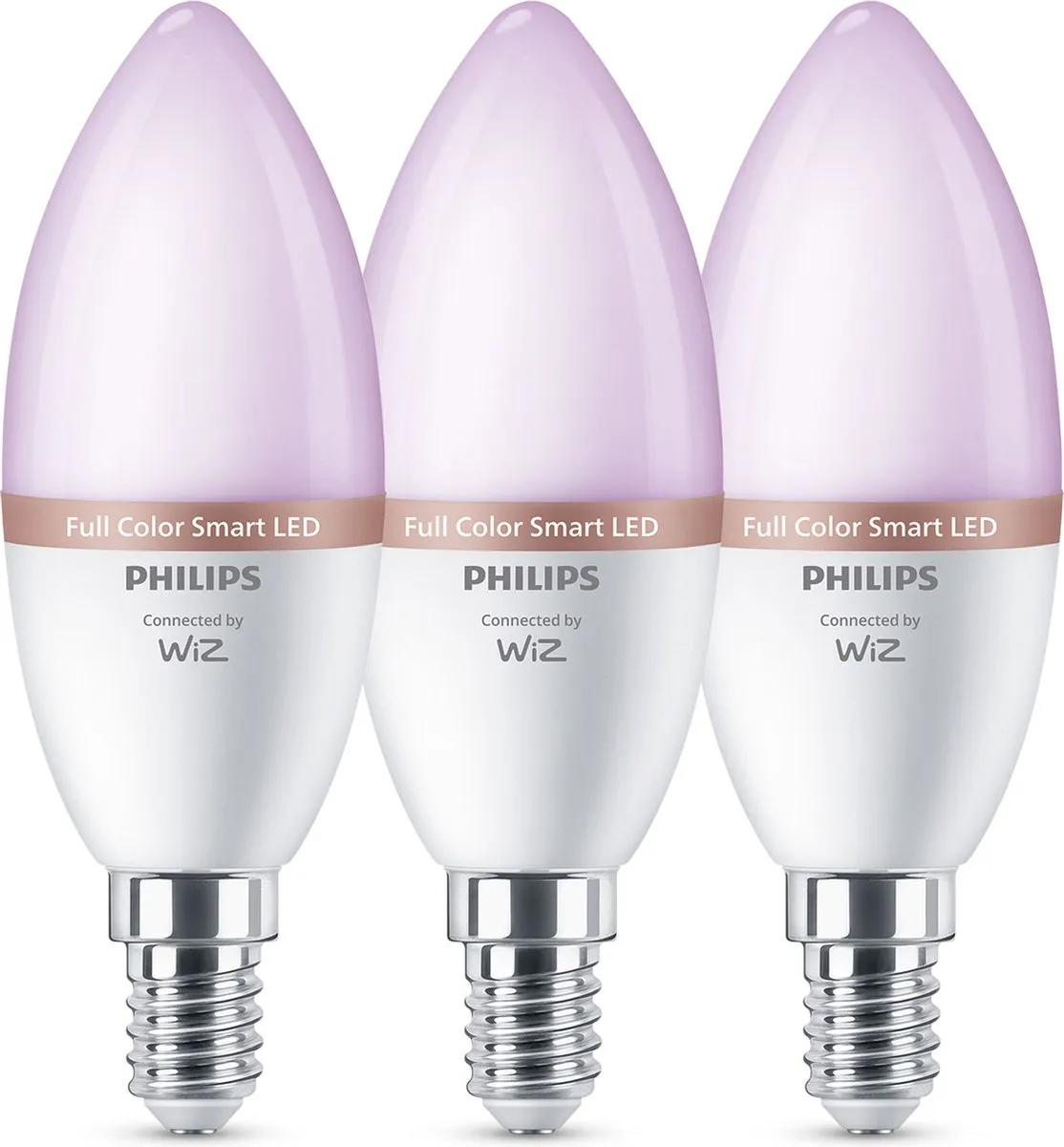 Philips LED Kaarslamp C37 E14 - 3 Stuks
