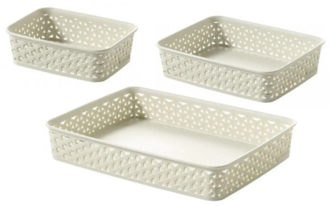Curver My Style Tray Opbergmand M A4 - Vintage Wit - afbeelding 5 van 5