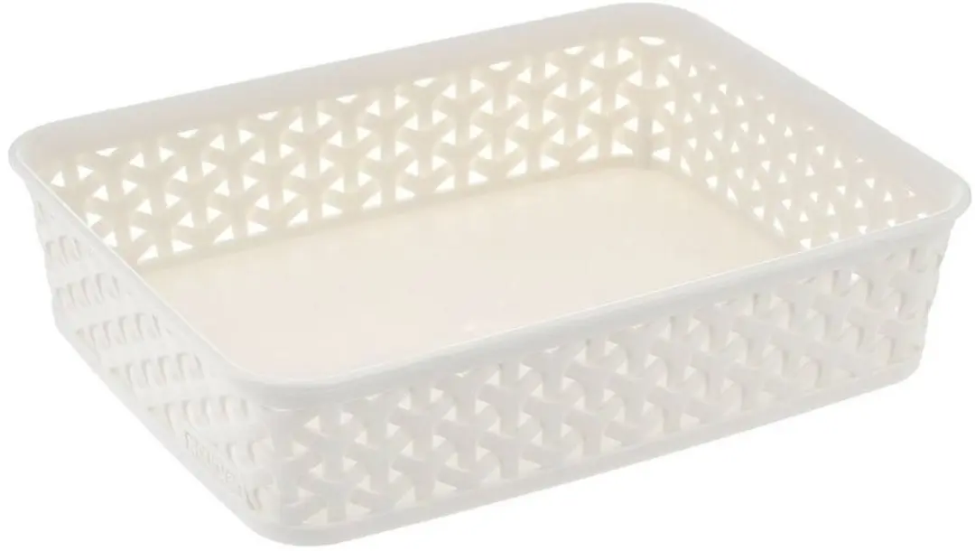 Curver My Style Tray Opbergmand M A4 - Vintage Wit - afbeelding 4 van 5