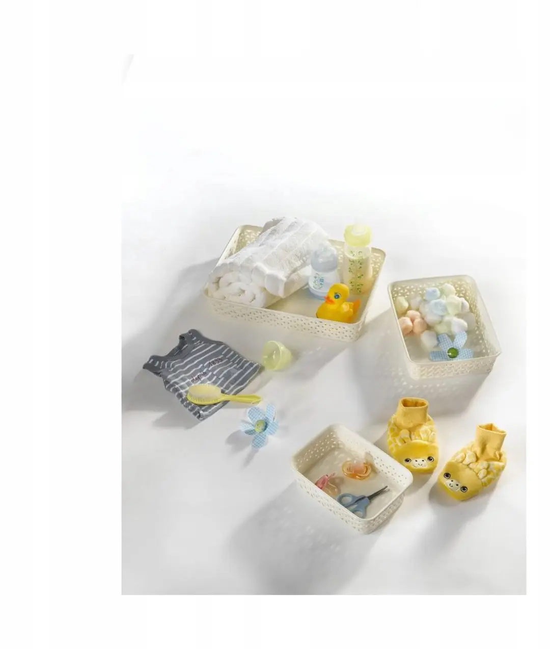 Curver My Style Tray Opbergmand M A4 - Vintage Wit - afbeelding 2 van 5