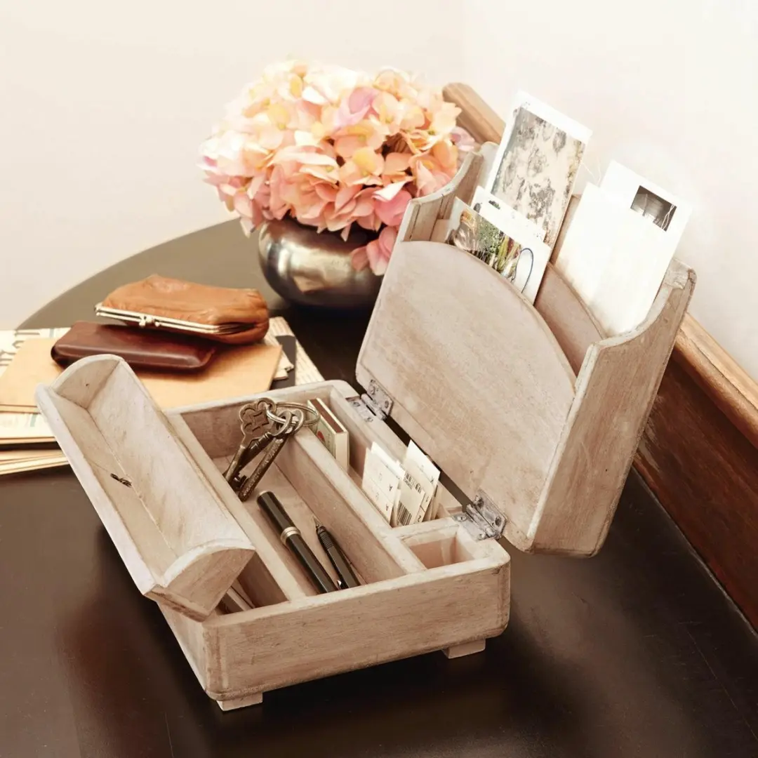 Loberon Tafelsecretaire Didier - Bruin - afbeelding 4 van 6