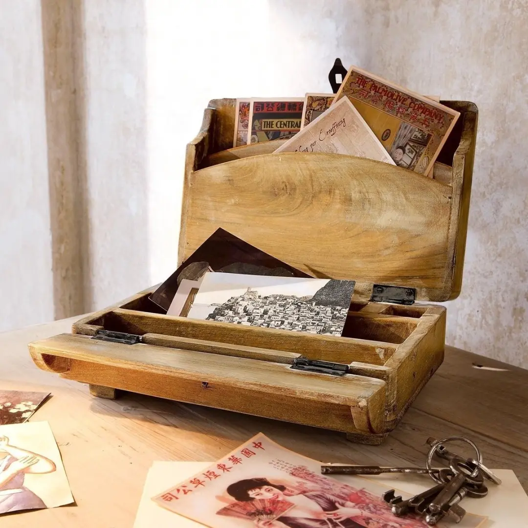 Loberon Tafelsecretaire Didier - Bruin - afbeelding 5 van 6