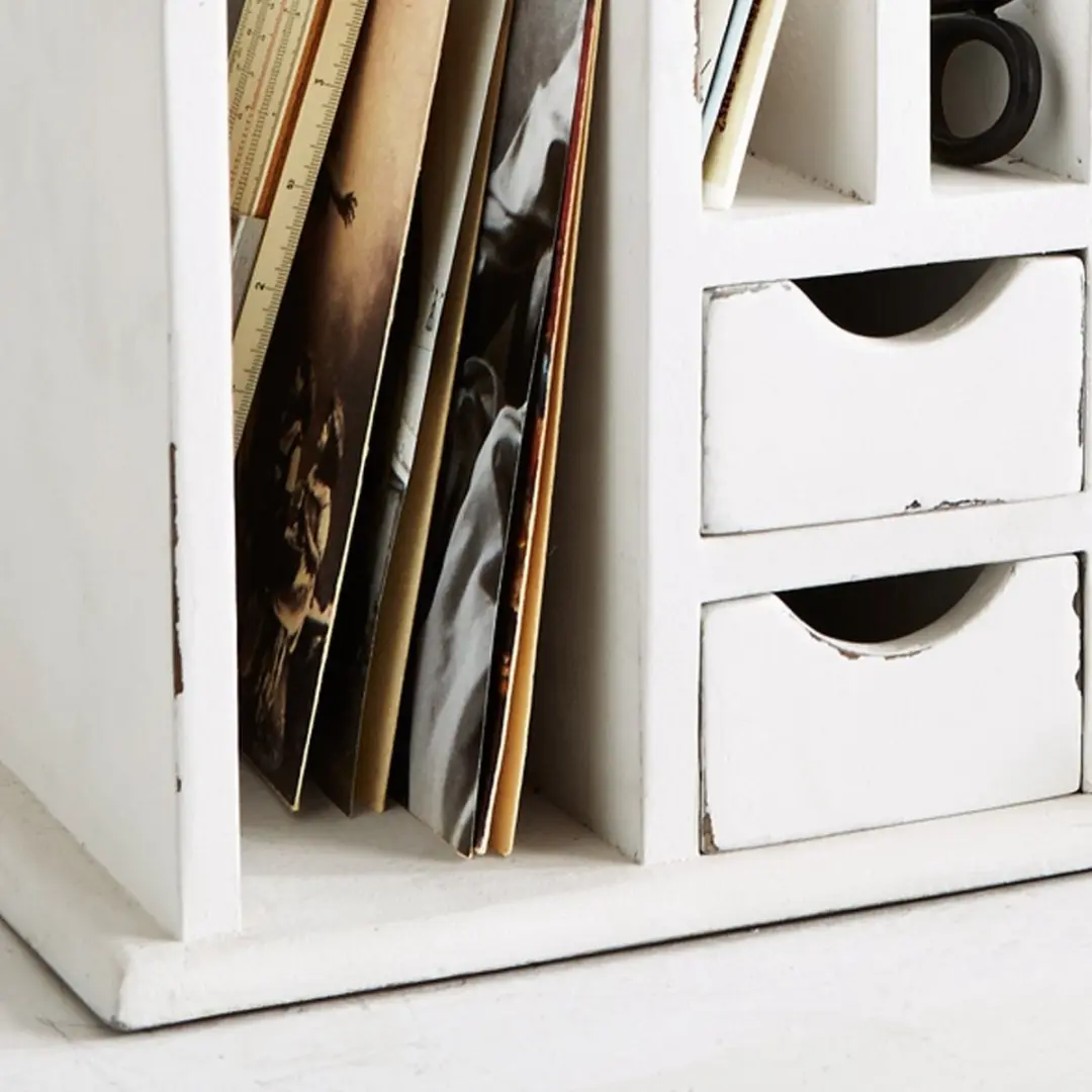 Loberon Levin Organizer - 8 vakken - Wit - afbeelding 4 van 4